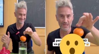 Metti un mandarino in un bicchiere e vedi cosa succede: ti spiazzerà