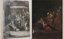 Adorazione dei Pastori di Caravaggio conservata al museo di Messina