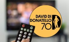 telecomando, tv e logo david di donatello