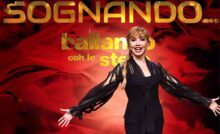 milly carlucci e logo sognando ballando con le stelle